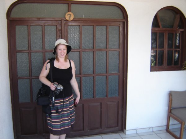 In Loreto outside our room