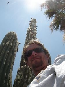 Rob and Cactus in Loreto