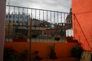 View from last night´s hostel in Guanajuato