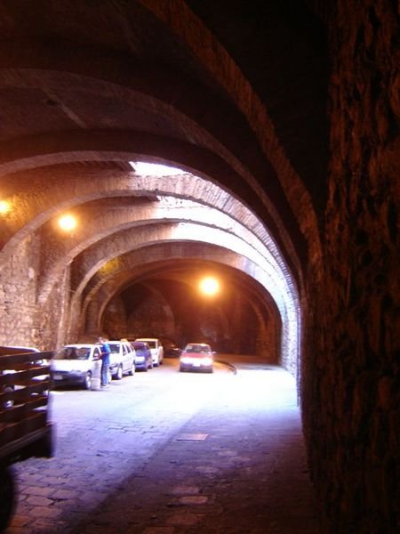 one of the myriad of underground tunnels in Guanajuarto