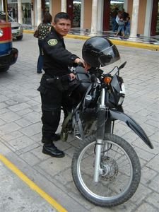 Rob befriending Campeche cops