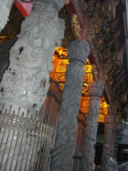 The old temple's decoration