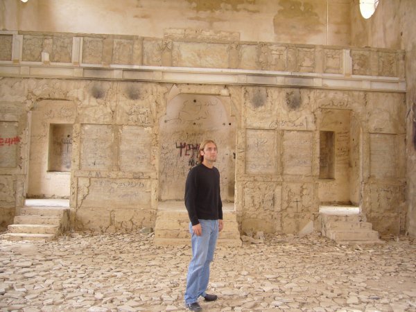 Inside the Al-Quneitra Church Ruins