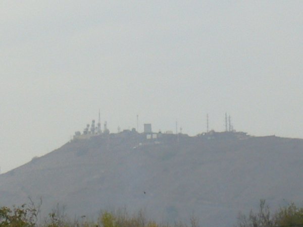 Israeli Towers Overlooking the Golan Heights