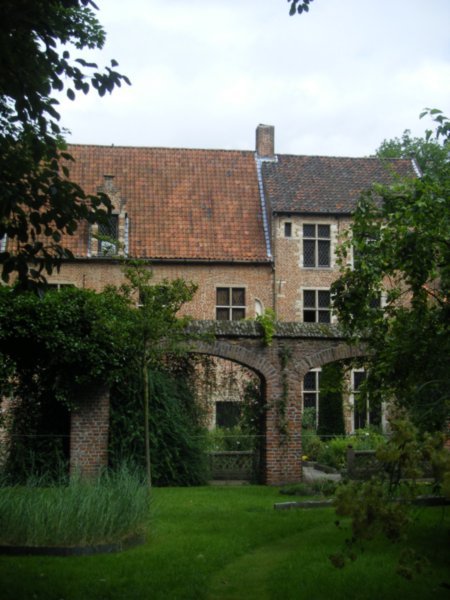 Erasmus' house from the garden