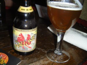 my first belgian beer