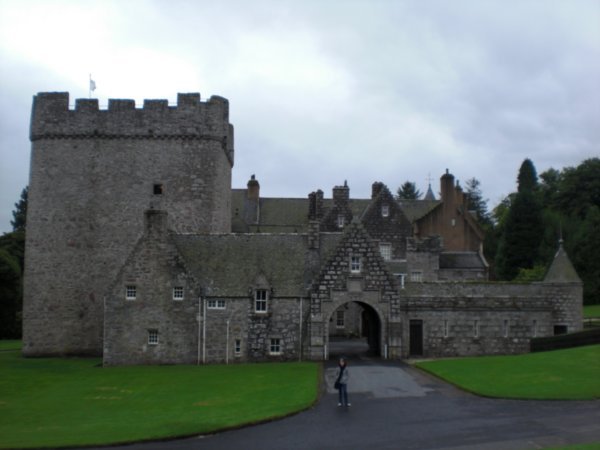 The front of Drum Castle