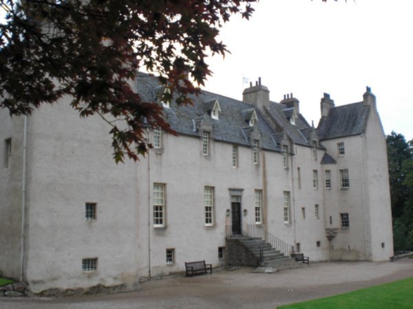 the more modern part of Drum Castle