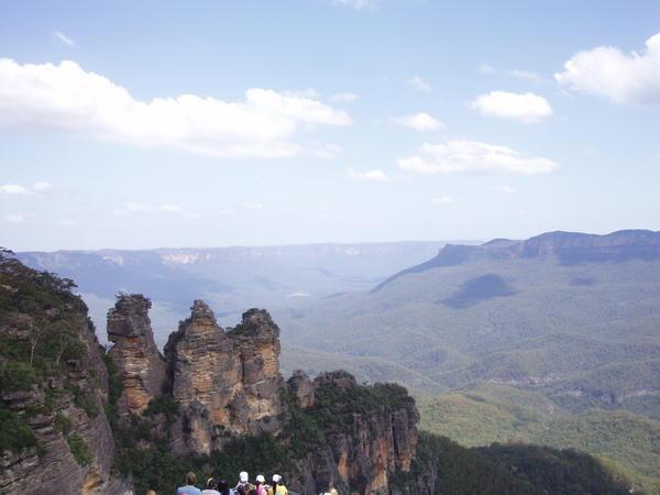 Three sisters at the Blue Mountains