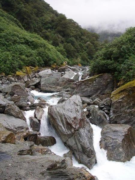 River at the Haast pass