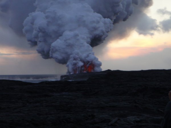 Lava Entering the Ocean II