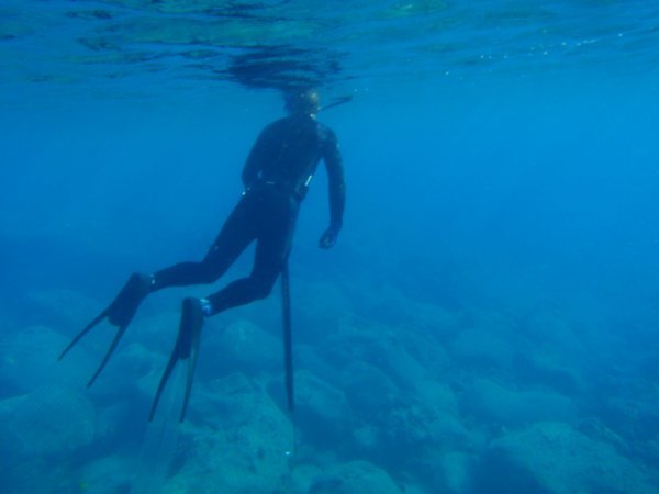 Spearfishing with Andrew