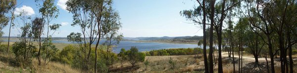View from our camp at Copeton Dam