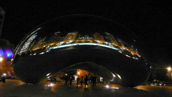 Back to the Bean - at night!