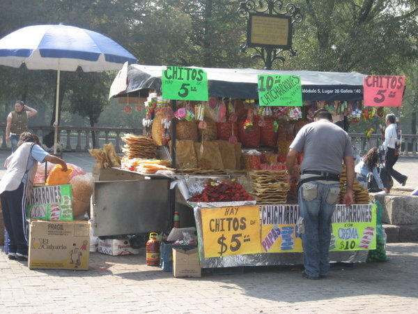 Little mexican markets selling Wotsits!