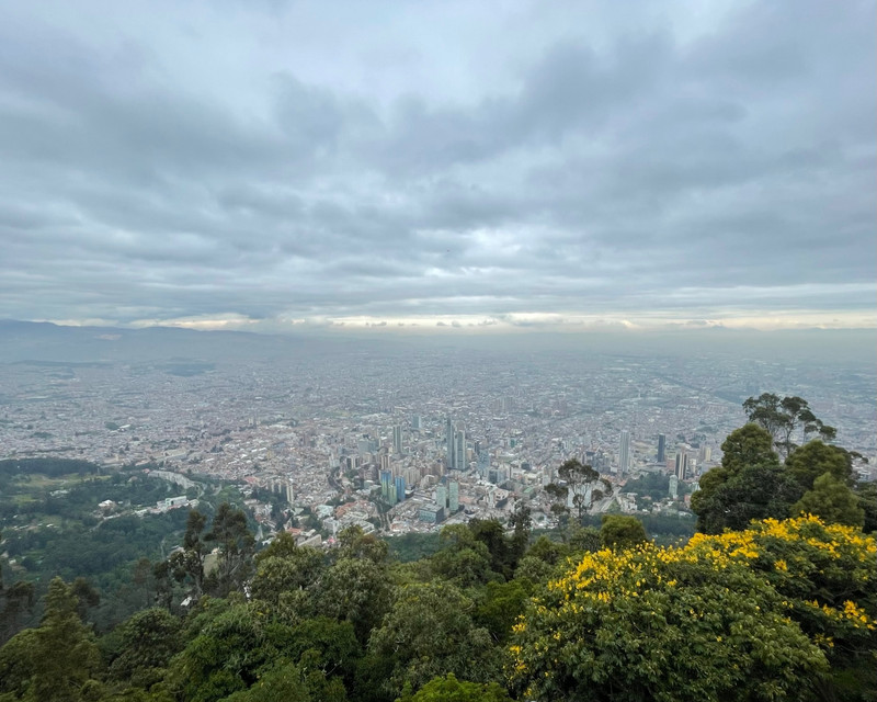 View from Montserrat Bogotá 