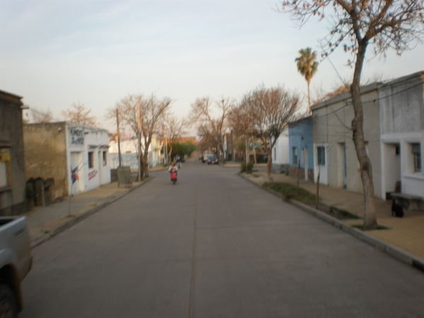 Tacuarembo - view of the town from the back of the truck