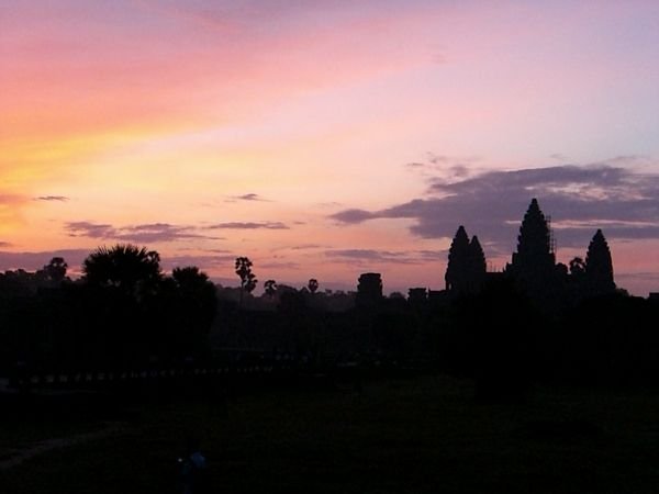 Angkor in the distance