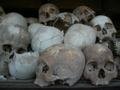 Skulls at Choeung Ek