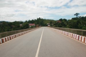Straight roads of Loas - a relief!