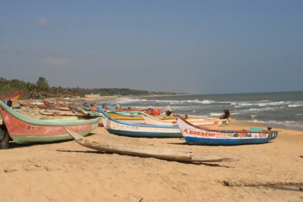 The beach at Mamallapuram