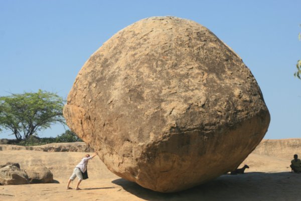Big boulder at Mamallapuram