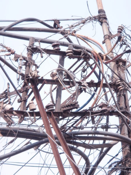 Delhi overhead wires