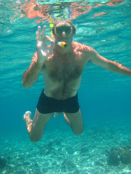 Snorkelling near Komodo