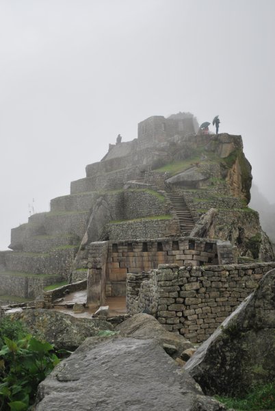 The summit of Machu Picchu