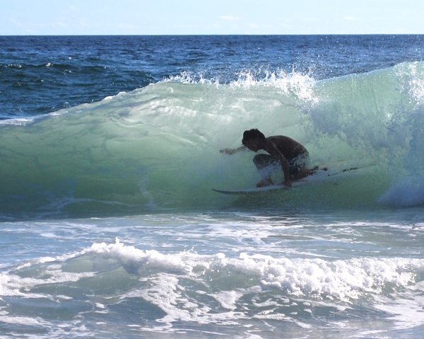 Praia Brava surfer