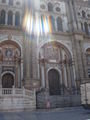me in front of the catedral in malaga