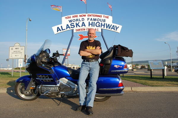 Dawson Creek Alaska Highway Sign