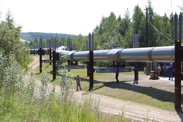 Bends in the Trans Alaska Pipeline