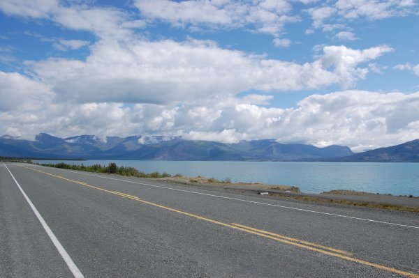 Alaskan Highway near Lake Kluane