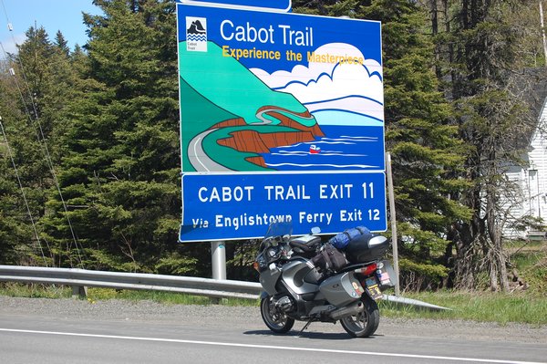 Entering the Cabot Trail 
