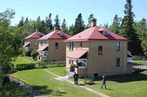 Split Rock Lighthouse celebrated 100 years in existence.  This is a picture of the restored quarters.