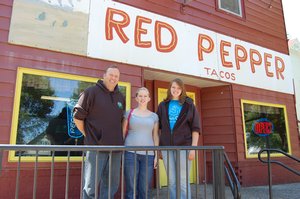 Jon, Heather and Taylor Patch at the Red Pepper in Grand Forks.