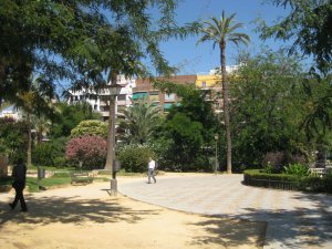 One of many beautiful Sevillian parks