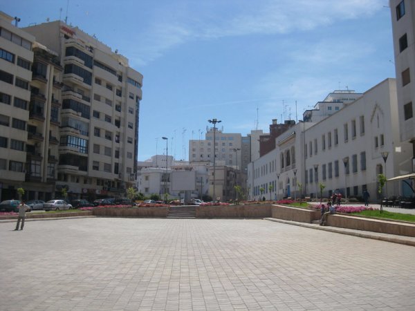 One of many Tangier plazas