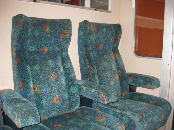 First class seating on the Marrakesh non express