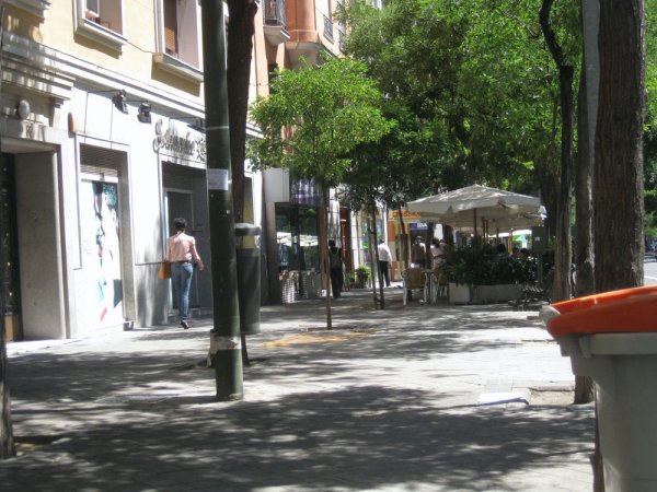 .  Madrid near metro-bus stationjpg