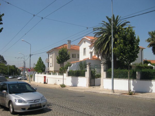 Hilly streetscape