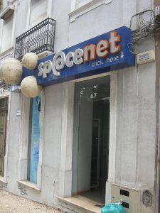 The one and only and I do mean only internet cafe Coimbra