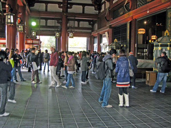 Inside Senso-ji Temple
