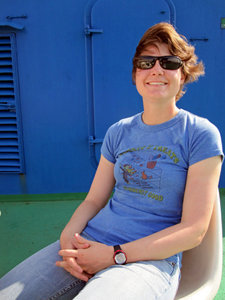 Kim on the Ferry