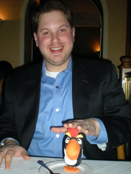Mark and the penguin