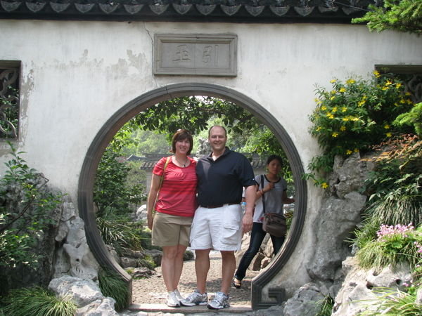 Chris and Mark at Yu Gardens