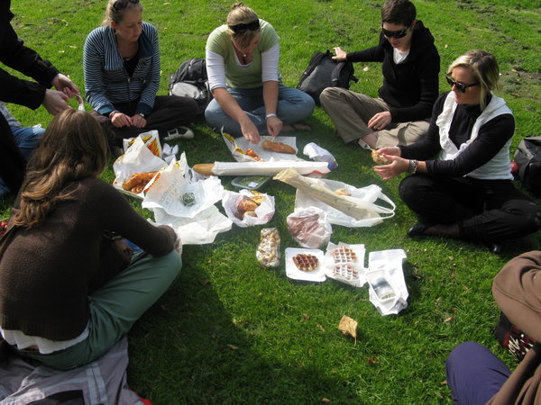 Picnic in the park.