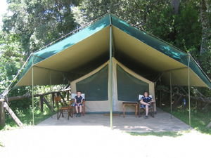 Tent at Governors Camp