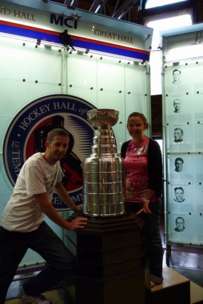 The massive Stanley Cup